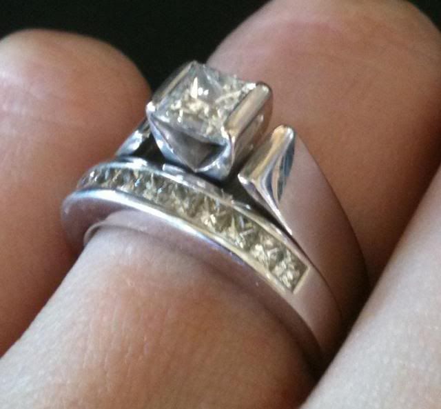 solder wedding ring to engagement ring