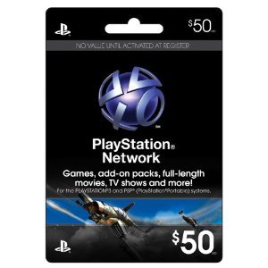 $50 PSN Prepaid Game Card