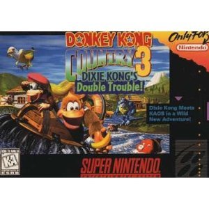 Donkey Kong Country 3: Dixie Kong's Double Trouble - Nintendo Super NES