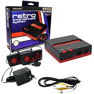 NES Retro Entertainment System(Black/Red)