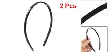 Sport en Plastique Extensible Cheveux Bande Plein Cercle Flexible Peigne dents Bandeau Clip