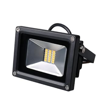 10W LED Fluter Flutlicht Warmweiβ Gartenlampe Außen Strahler Ultra Dünn IP65