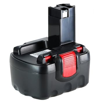 Powery Akku-Ladegerät mit USB für Bosch Bohrschrauber GSR 12VE-2 7,2V-18V   Grau