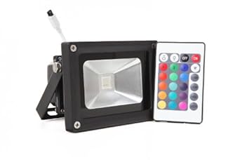 Dimmbar 10W RGB Bunt Farbwechsel LED Fluter AußenStrahler Flutlicht Scheinwerfer