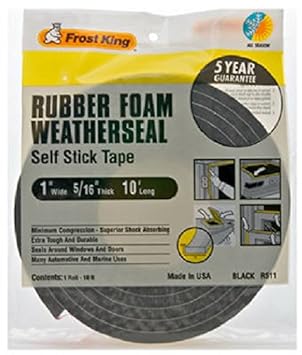 Foam Self Adhesive Window Door Seal Strip Rubber Tape Weatherstrip SF Sales