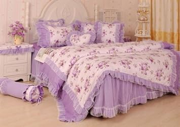 0 0 Cliab Home Textile Princess Bedding Queen Size 4pcs With A