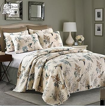 Brandream Queen Size Bird Bedding Set 3 Piece Cotton Bedspread Coverlet Set Great Buy Dfkmbcix 55,What Is A Pergola On A House