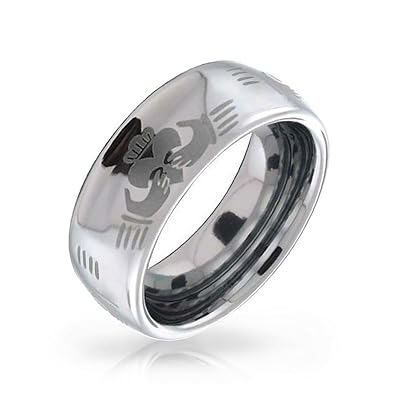 Taille 9 Sterling Silver long unique Infinity Celtique Love nœud anneau
