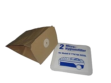 2 x Hygienefilter Filter passend für Lux D 748-795 Royal Staubsauger