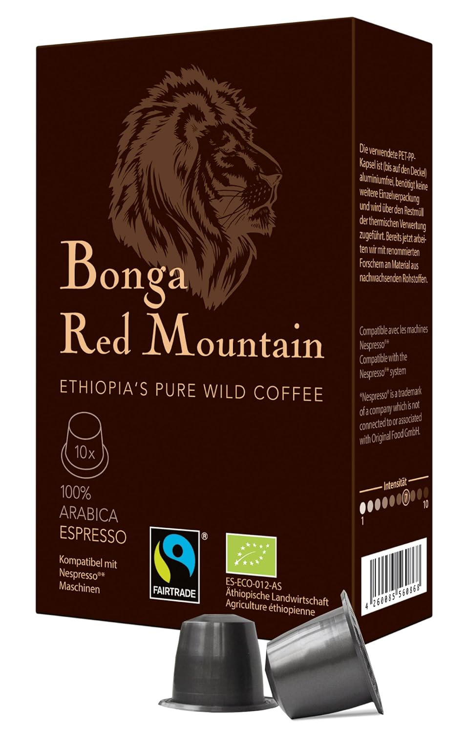 Bonga Red Mountain Reiner Wildkaffee aus