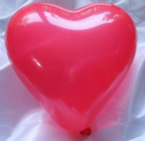50 große Herzluftballons, rot -18816-