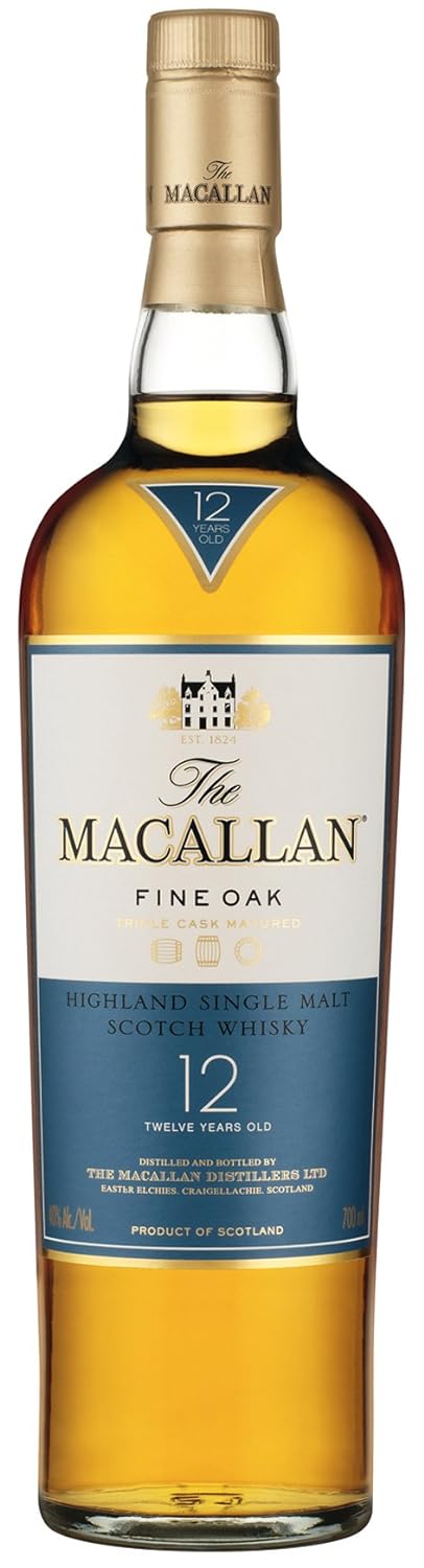 Macallan 12 Years Fine Oak Single Malt Scotch