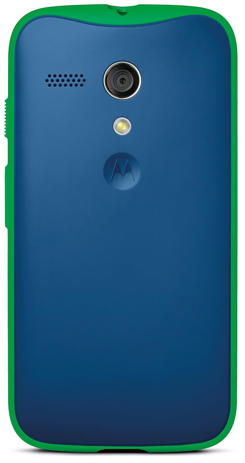 Motorola Moto G Grip Shell Case blau/grün