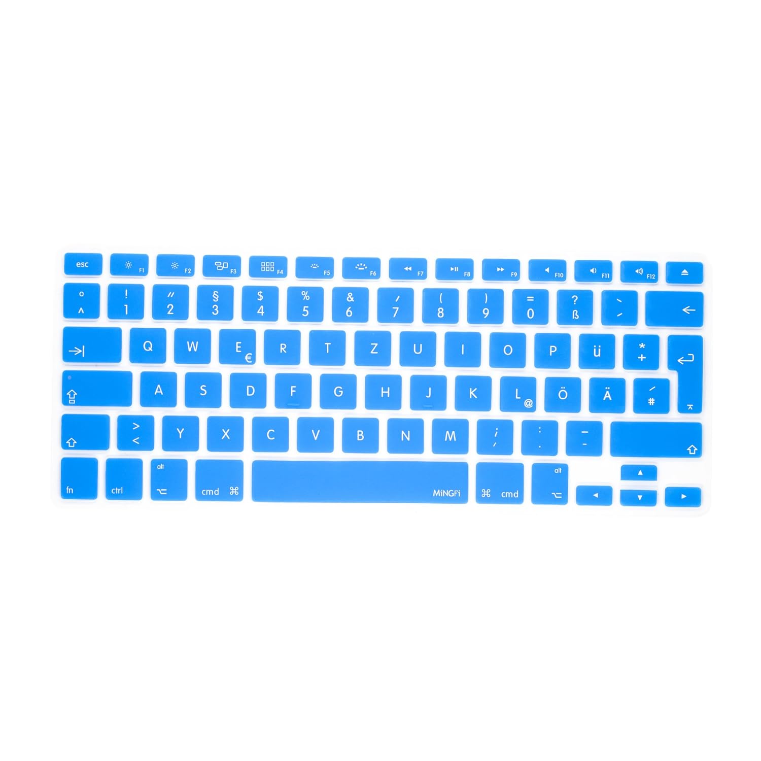 MiNGFi Deutsche Tastatur Silikon Schutz
