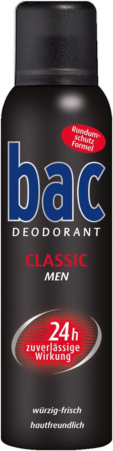 bac Deospray Classic Men, 6er Pack (6