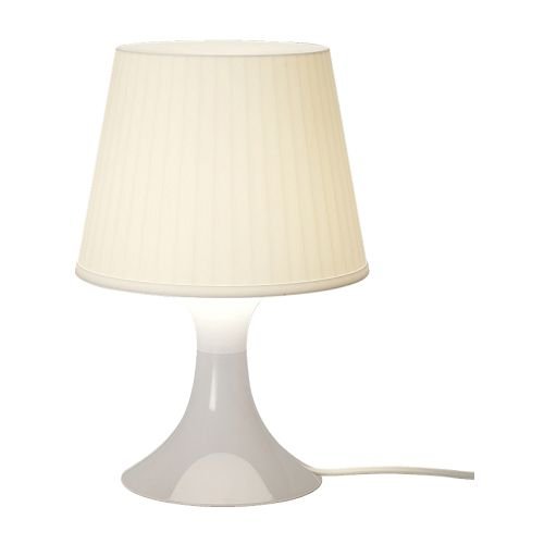 IKEA Lampan Tischleuchte weiß