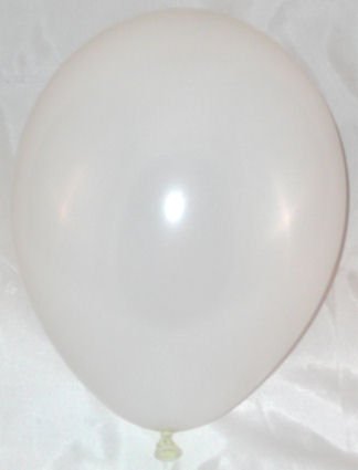 50 Stück weiße Latex - Luftballons,