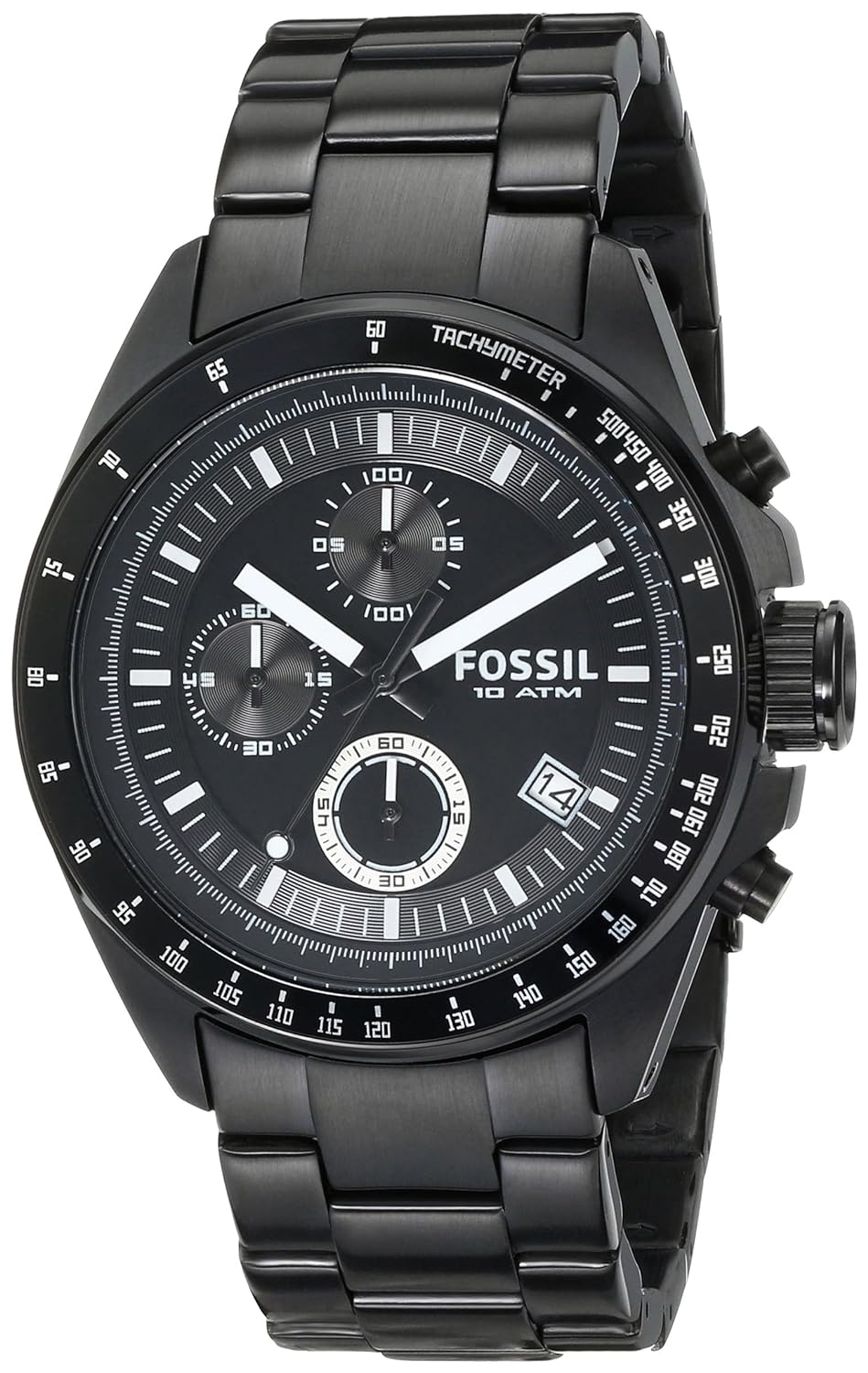 Fossil Herren-Armbanduhr Chronograph Edelstahl