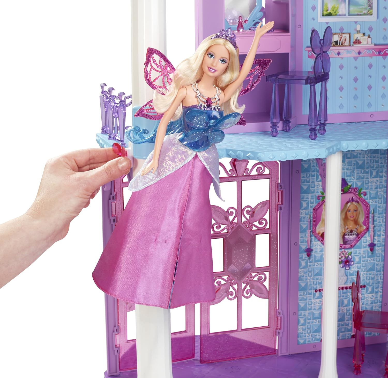 Mattel Barbie Y6383 - Mariposa Kristall-Palast,