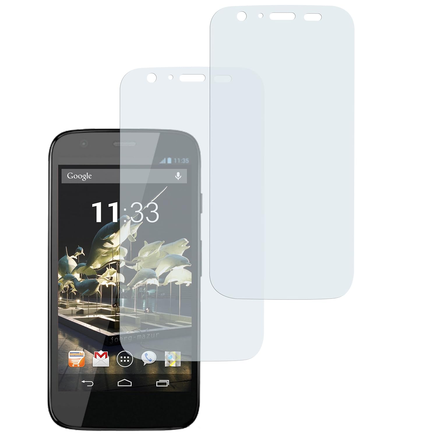 2x mumbi Displayschutzfolie Motorola Moto