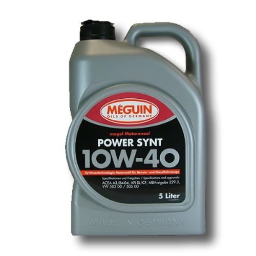 Motoröl Meguin Power Synt 10W-40 5 Liter