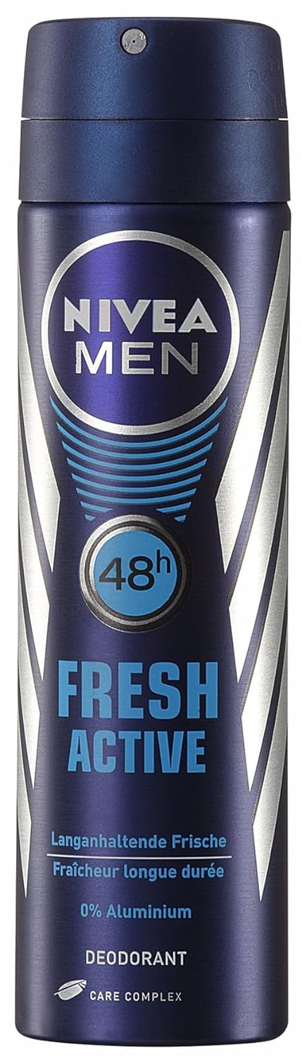 Nivea Men Fresh Active Deo Spray, aluminiumfrei,