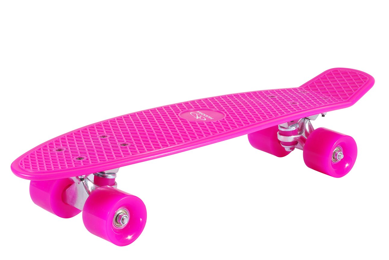 HUDORA 12135 - Skateboard, Retro pink