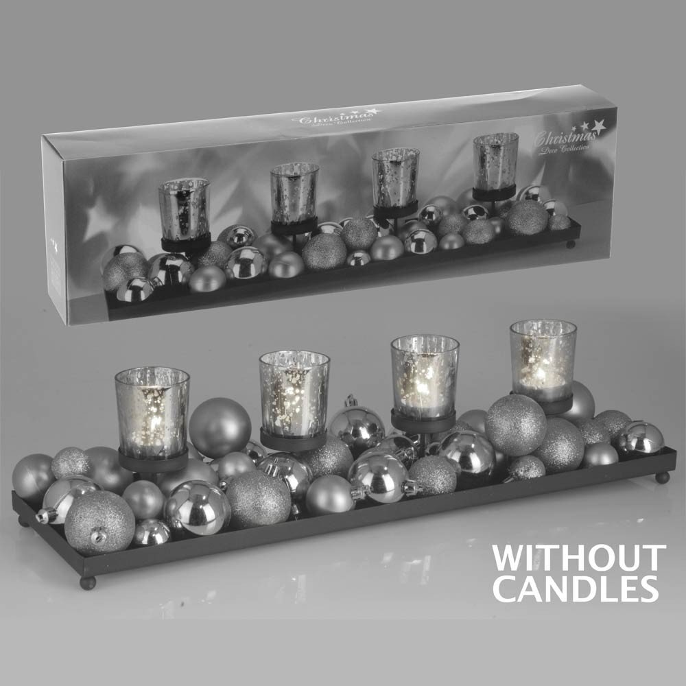 Kerzenständer Kerzentablett Advent Set