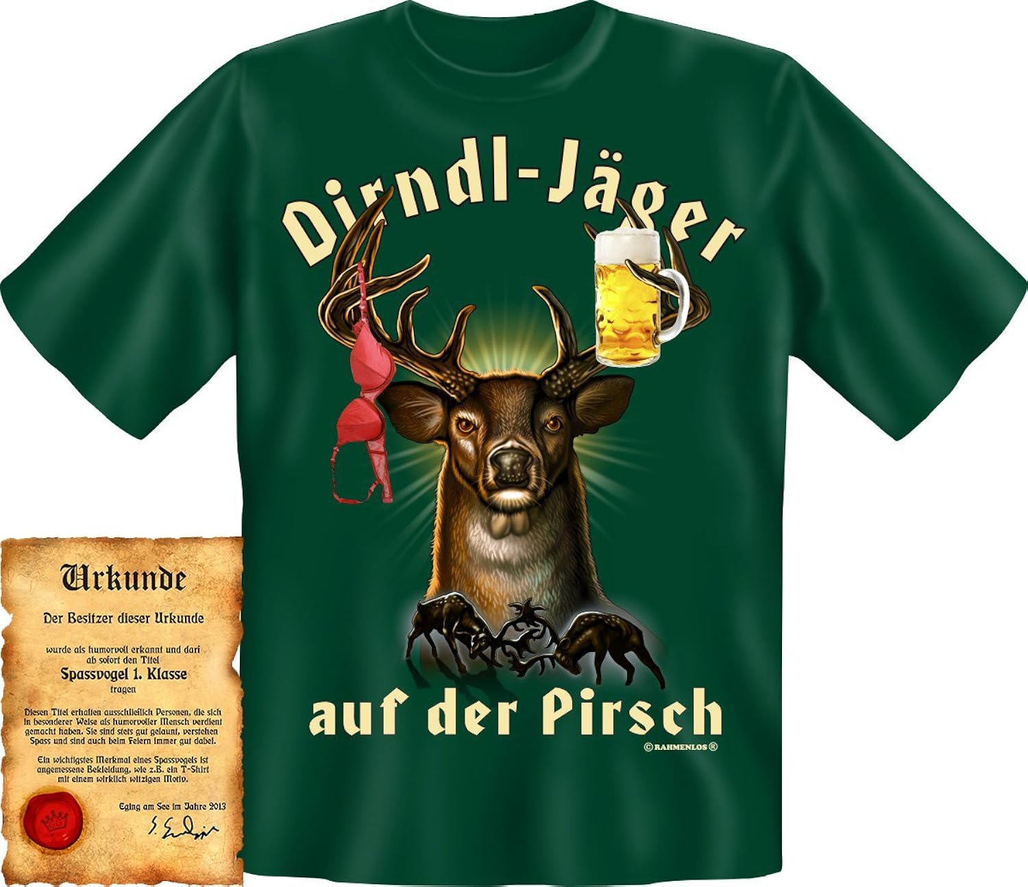 Wiesn T-Shirt - Dirndl Jäger - lustiges