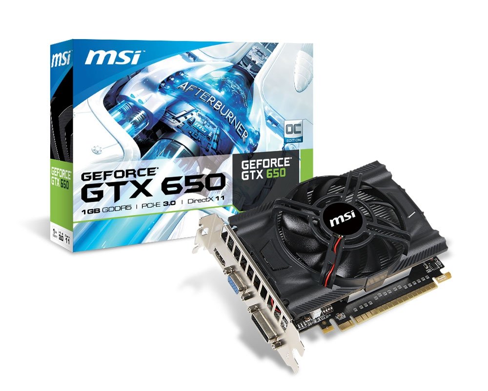 MSI NVIDIA GeForce GTX650 Grafikkarte