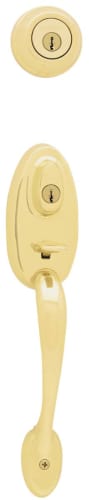 Kwikset 555GNLIP-3 Polished Brass Gibson Gibson Sectional Dummy/Inactive Handleset 555GN-LIP Picture