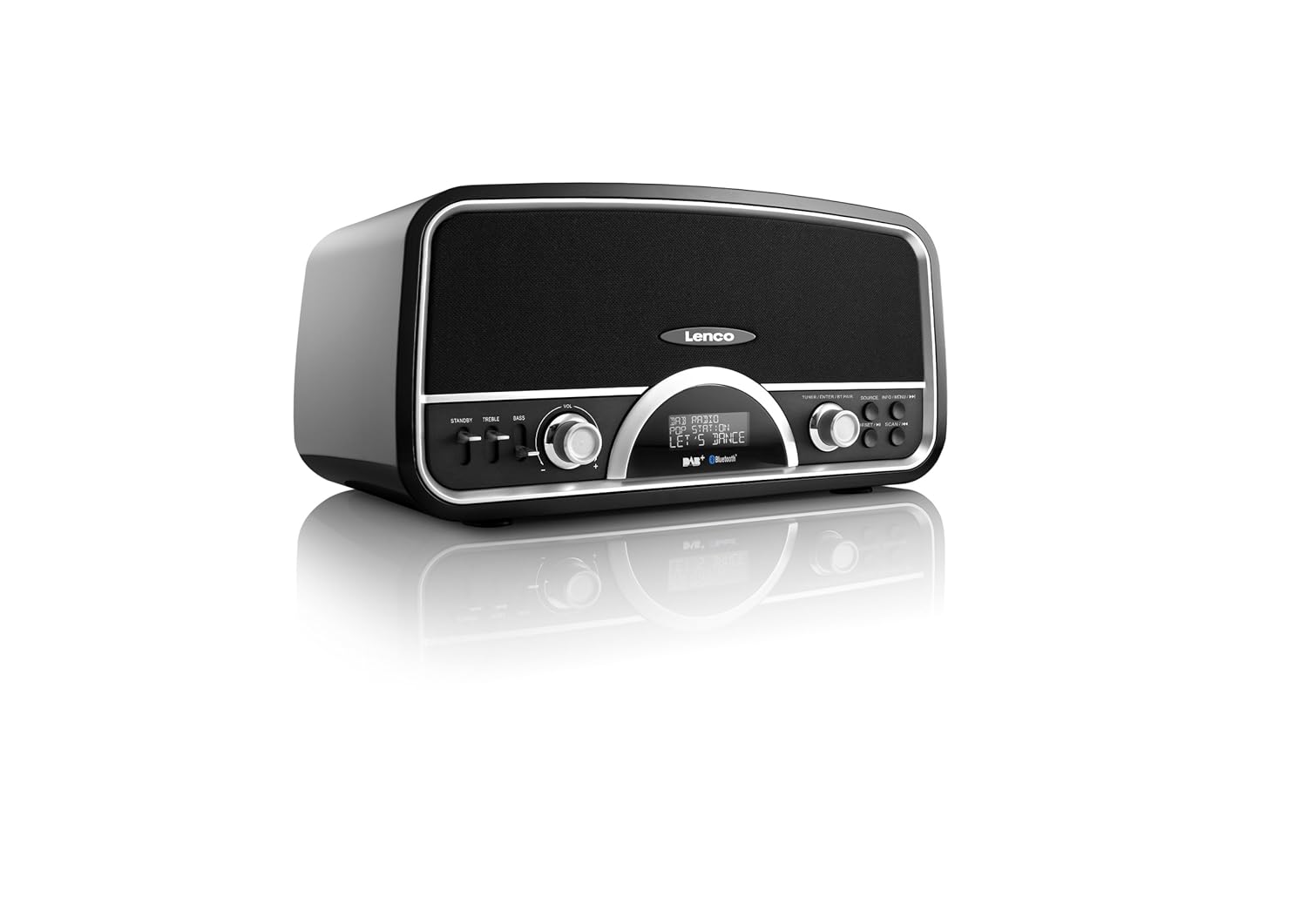 Lenco DR-05 BT Retro DAB+ Radio mit Bluetooth