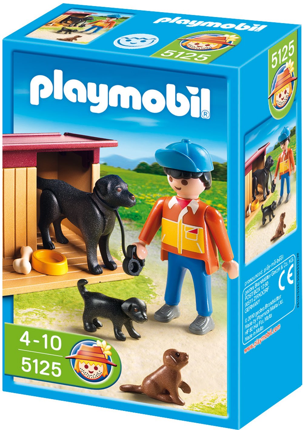 PLAYMOBIL 5125 - Hofhund mit Welpen