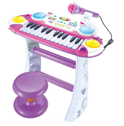 Kinder Piano / Keyboard mit Hocker und
