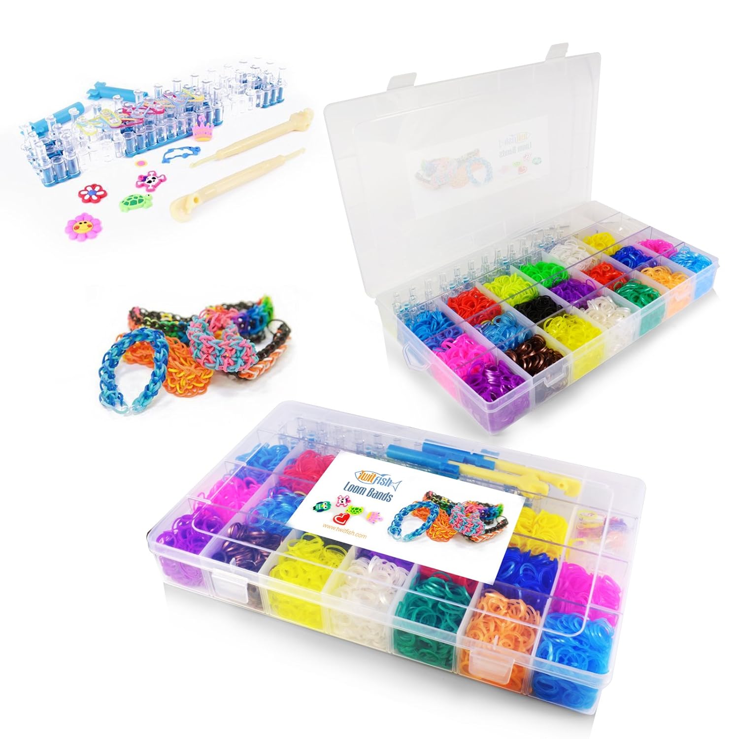 TwitFish ColourMania Loom Bandz Box Kit