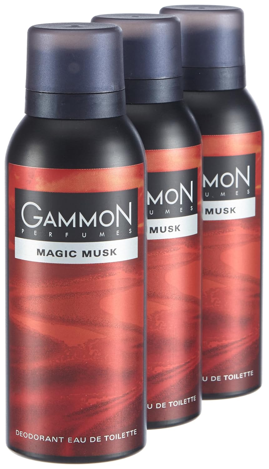 Gammon Spray Magic Musk, 150 ml, 3er Pack