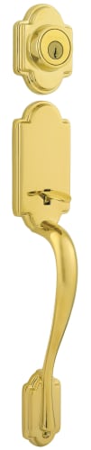 Kwikset 802ANLIP-L03 Lifetime Polished Brass Arlington Signature Series Arlington Dummy Handleset 802AN-LIP Picture