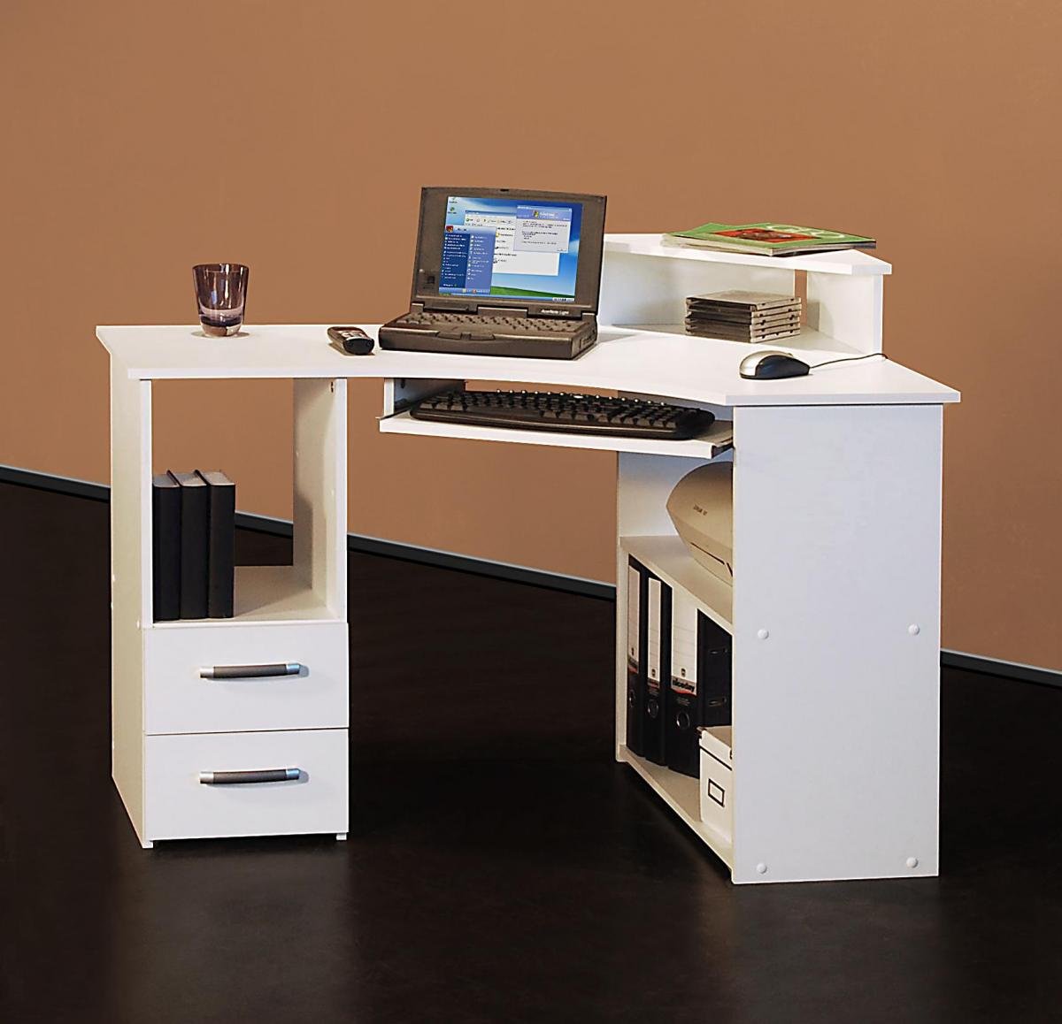 4505- 115cm - Eck-Schreibtisch - Computertisch,