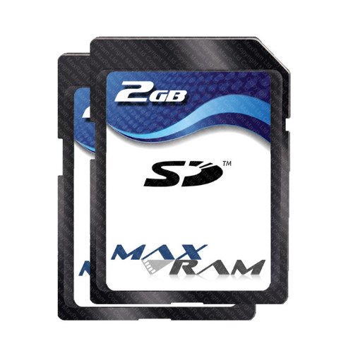 2er Pack Speicherkarte SD SDHC 2 GB -