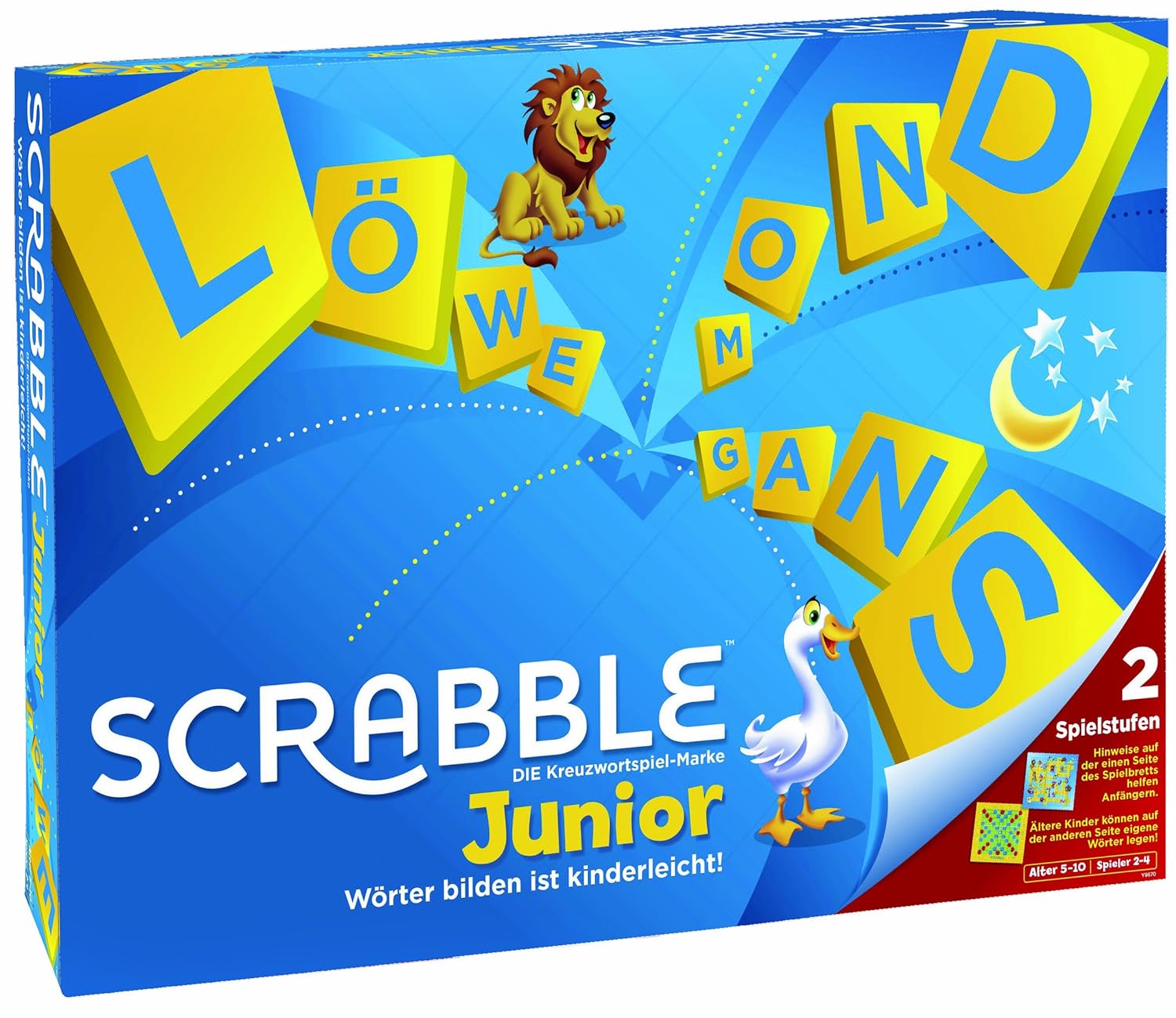 Mattel Y9670 - Scrabble Junior, Kreuzwortspiel