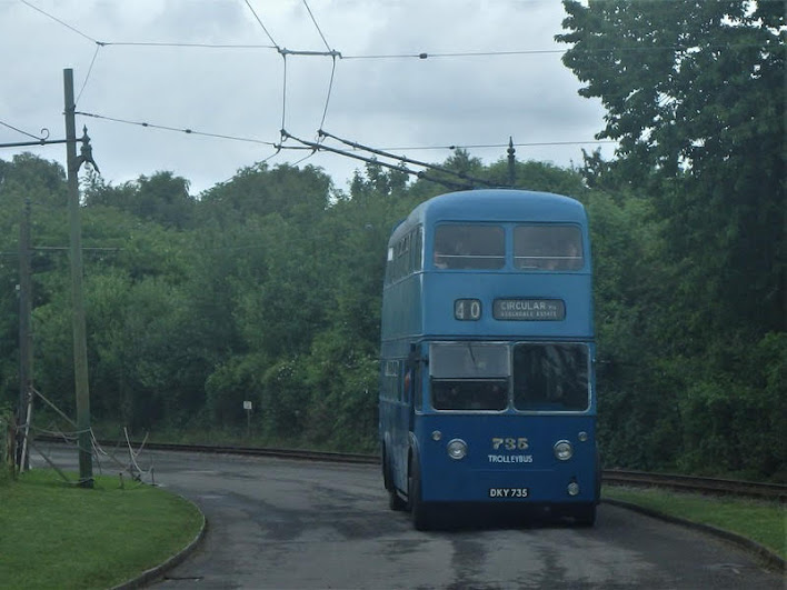 Trolleybus at Black Country Museum