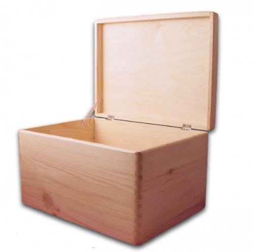 Aufbewahrungsbox/ Holzkiste mit Deckel