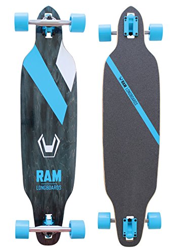 Longboard RAM Solitary schwarz/blau