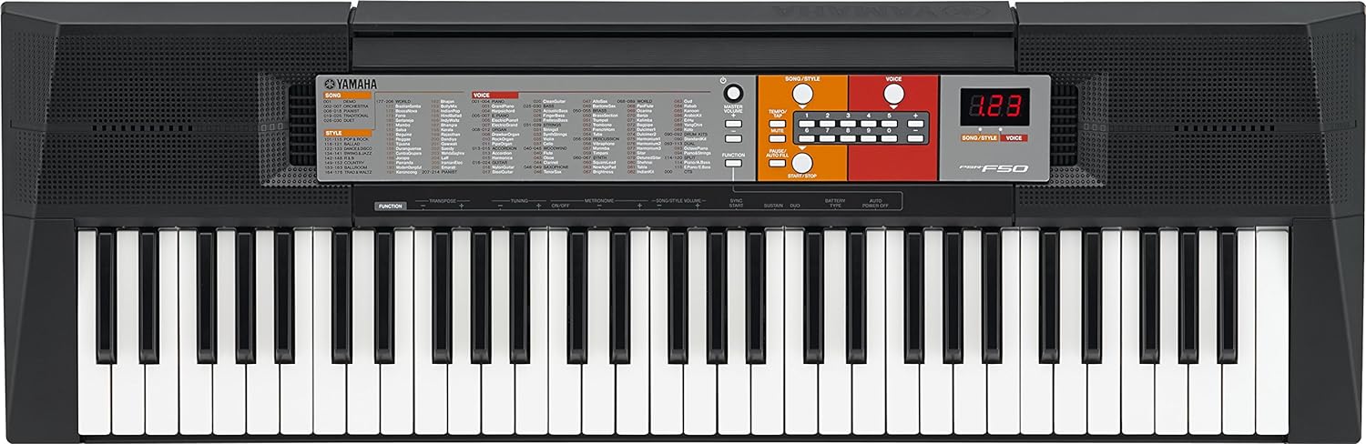 Yamaha PSR-F50 Keyboard (61-Tasten, LED-Display,