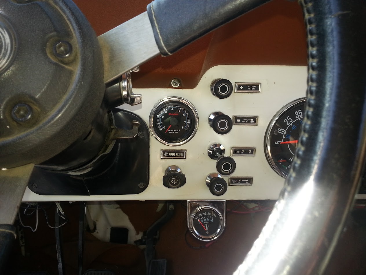 Install aftermarket Tachometer in factory location