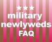 Military Newlyweds FAQ Button