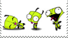 Stamp 25; Just different images of Gir from Invader Zim