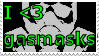 Stamp 31; I love gasmasks