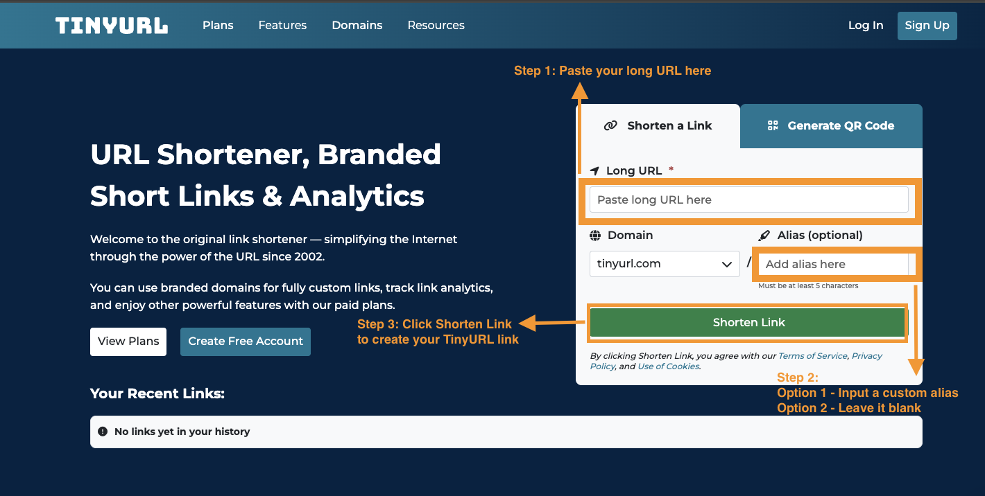 Can I Create a TinyURL with an Alias? - TinyURL