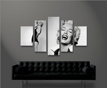Bild auf Leinwand Marilyn Monroe V14-1 Leinwandbild Wandbild Poster
